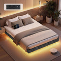 Letto 140 x 200 cm con porta USB