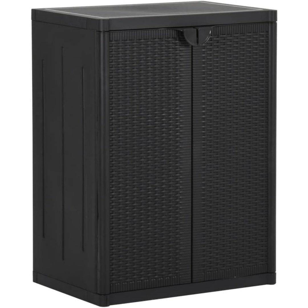Armadio Armadietti e stoccaggio, Armadietti e armadietti-casa-giardino armadio nero 65x45x88 cm