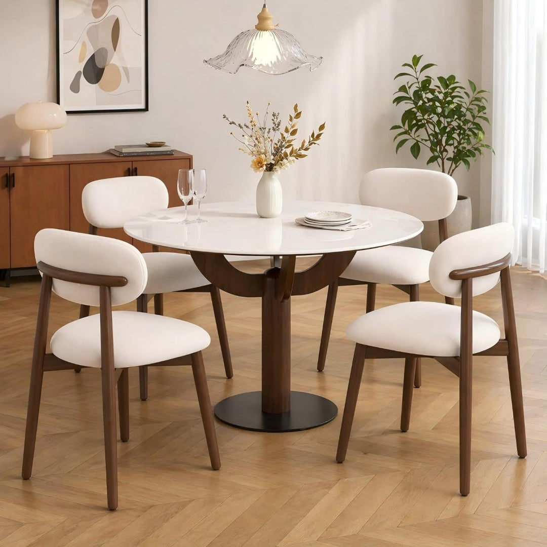 Sedia TAKUMIX Sedie Sala da Pranzo Sedie Cucina Set da 4 Legno Meta del Secolo S