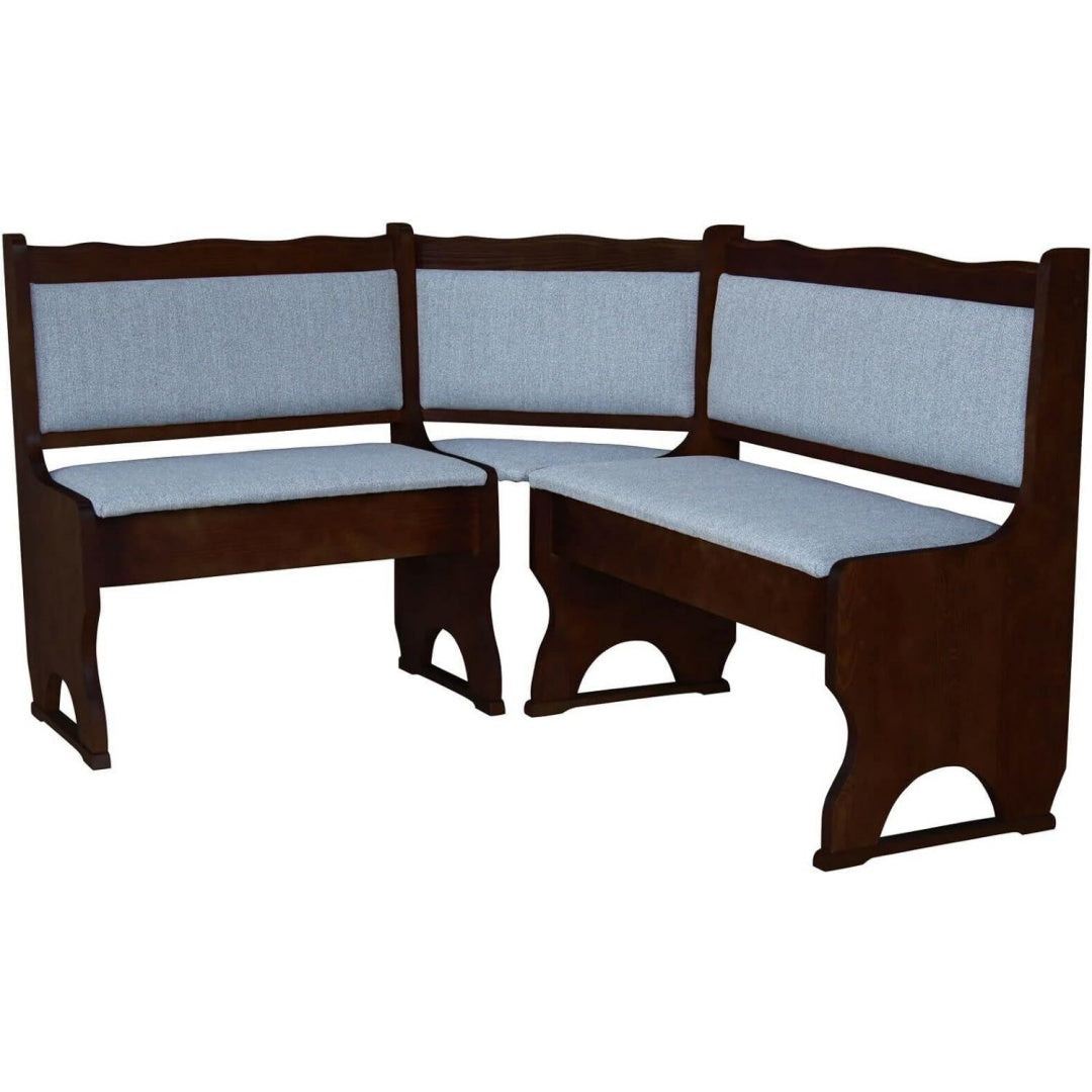 Panca in legno massello grigio