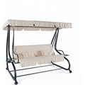 Letto reclinabile beige 200 x 120 x 160 cm