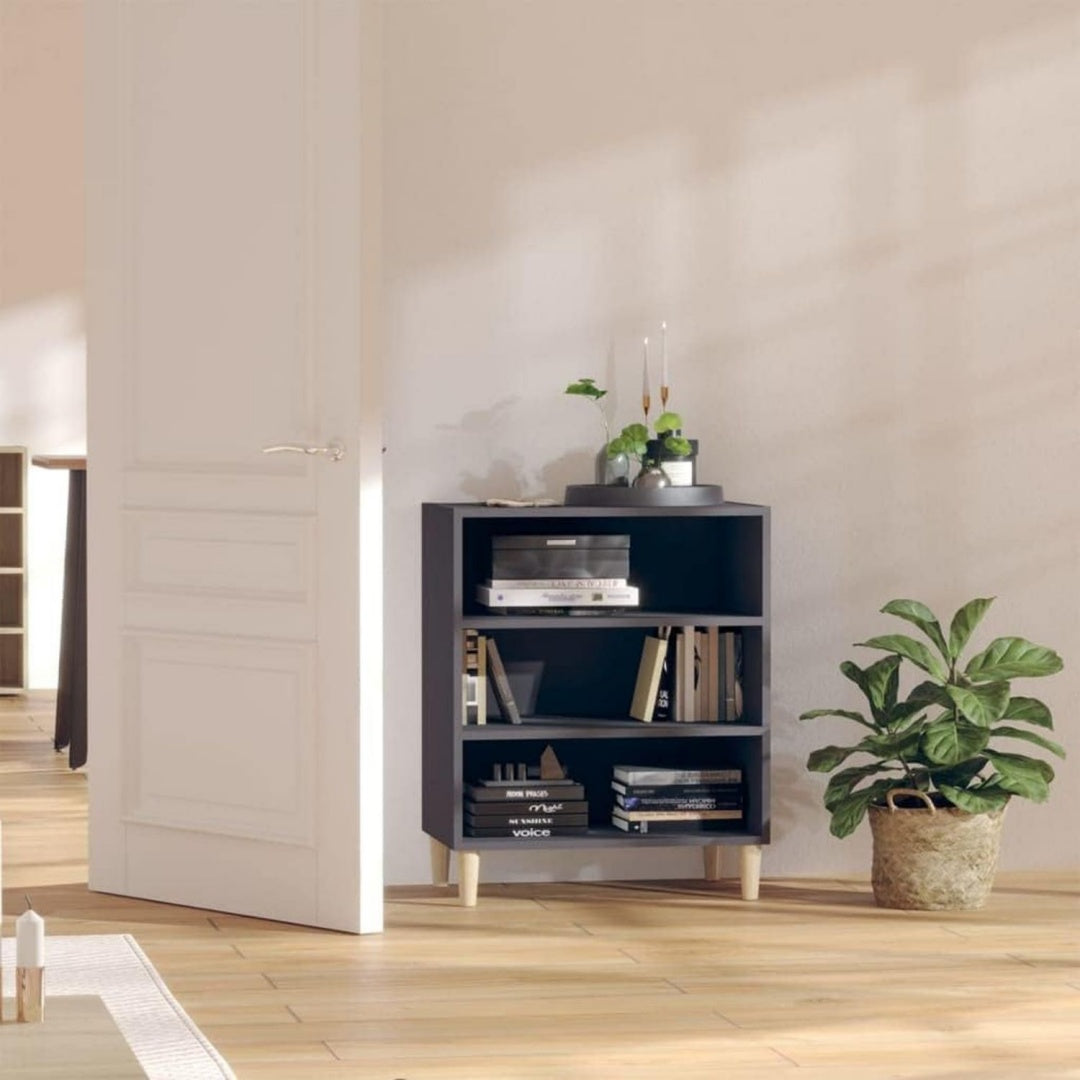 Armadio Home Giardino,Credenza Grigio 57x35x70 cm Legno Ingegnerizzato 57x35x70 cm